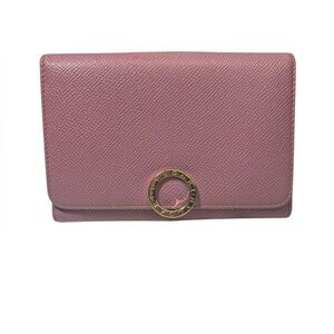 Bvlgari Trifold Calf Leather Wallet